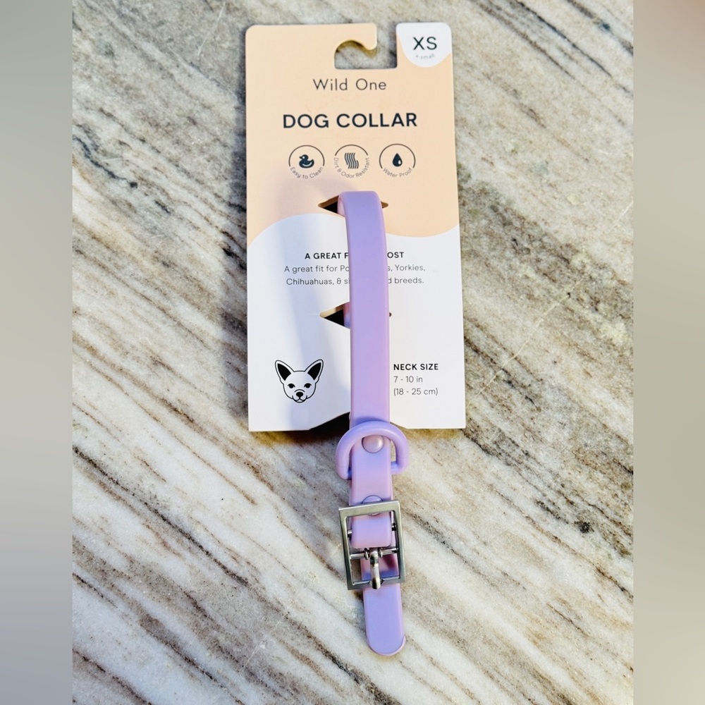 WILD ONE COLLAR- “lilac” (XS)